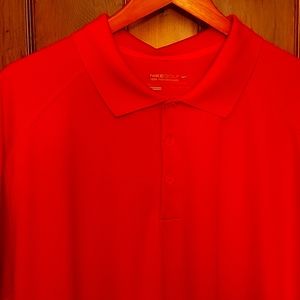 Nike Golf DRI-FIT Orange Polo XXL